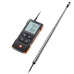 Anémomètre portatif Testo 417, mesure de la vitesse du vent et de la température, précision 0,3 20 M S, résolution 0,1 M S - Product Image 4