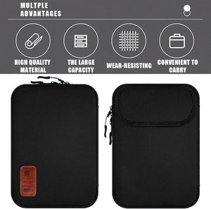 กระเป๋าจัดเก็บอุปกรณ์อิเล็กทรอนิกส์แบบพกพา กระเป๋าจัดระเบียบสายเคเบิล กระเป๋าใส่แกดเ<span class=keywords><strong>จ</strong></span>็ตสำหรับเดินทาง สำหรับสาย USB และไดรฟ์ - Product Image 5