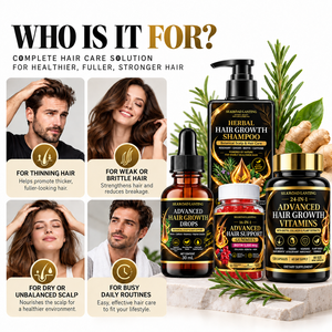 Pack Personnalisé Bien-être Capillaire avec Shampooing, Gouttes Capillaires, Vitamines pour Cheveux et Gommes à la Biotine – Fournisseur OEM Marque Privée - Product Image 4