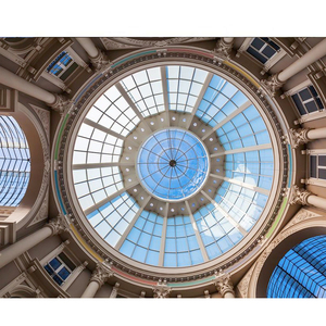 Ánh Sáng Kết Cấu Thép Trung Tâm Q345 Lớp Thông Tư Mái Vòm Kính Thép Carbon Hàn Cắt Uốn Dịch Vụ Thiết Kế Xây Dựng - Product Image 3