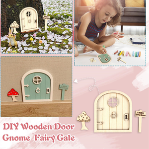 <span class=keywords><strong>Porte</strong></span> <span class=keywords><strong>de</strong></span> Fée Mini Elfe <span class=keywords><strong>Porte</strong></span> avec Fenêtre <span class=keywords><strong>Porte</strong></span> <span class=keywords><strong>en</strong></span> <span class=keywords><strong>Bois</strong></span> Artisanat Maison Jardin Fête Décoration - Product Image 6