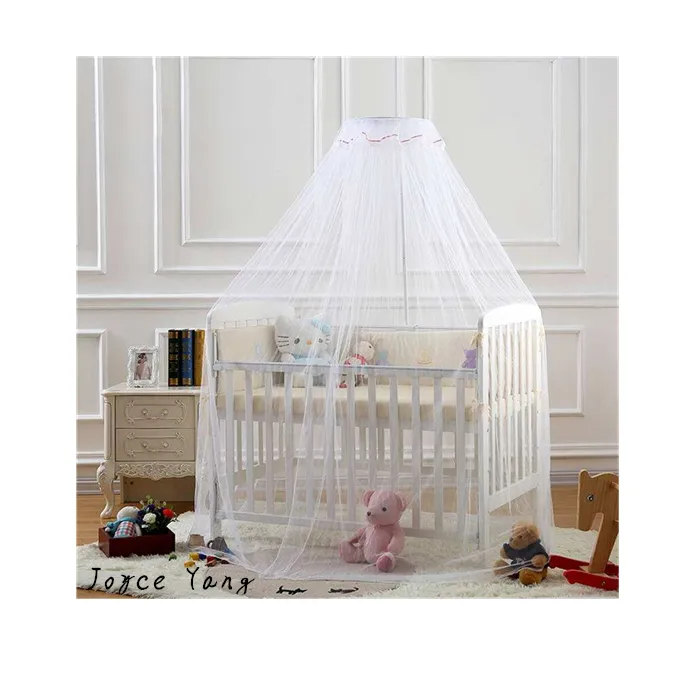 Großhandel Home Safety Twin Babybett Moskito netz/Mesh Stoff Bett Baldachin für Babybett