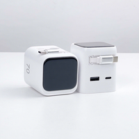Chargeur numérique 70W avec câble extensible pour téléphones portables, tablettes et ordinateurs portables, chargeur rapide multi-ports