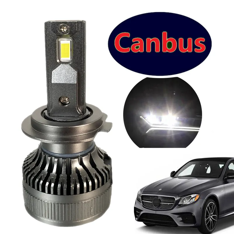 EU RU H7 헤드 램프 자동차 빛에 뜨거운 2024 Focos 파로 파라 자동 FC55 H7 Canbus LED 램프 avto 헤드 라이트 BMW & VW & 포드 포커스 3