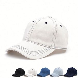 Nouvelle casquette de sport unie rétro style littéraire avec motif rayé et à carreaux, casquette de baseball souple pour loisirs et protection solaire en extérieur - Product Image 1