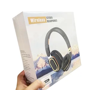 Headphone gaming USA & EU, penghilang kebisingan air over-ear max pro ANC bluetooth nirkabel dengan mikrofon logo kustom