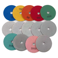 Tampons de polissage diamantés flexibles pour granit, marbre, pierre, quartz, béton, 3 mm, OEM