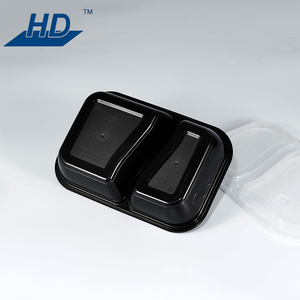 HD tùy chỉnh để đi lấy đi ra Hộp Ăn Trưa dùng một lần Bento hộp nhựa PP container thực phẩm với lỗ thông hơi Nắp - Product Image 5