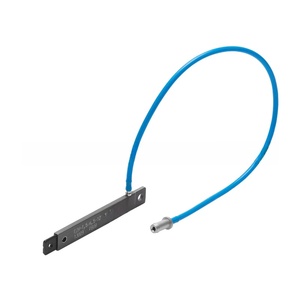 Cilindro neumático plano de acción simple que ahorra espacio con riel guía de rodamientos de bolas circulantes para sistemas automatizados compactos y pequeños - Product Image 4