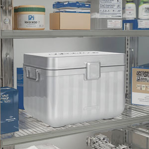 กล่องเก็บความเย็นแบบพกพา ขนาด 26 ลิตร ผลิตจากวัสดุ PU เกรดทางการแพทย์ น้ำหนักเบา เหมาะสำหรับการเก็บรักษาวัคซีนฉุกเฉิน - Product Image 1