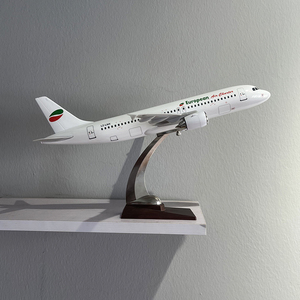 Modelo de Avión <span class=keywords><strong>A320</strong></span> a Escala <span class=keywords><strong>1</strong></span>/100, Material de Resina, Regalos Creativos de Aviación, Exhibición de Colección - Product Image 1