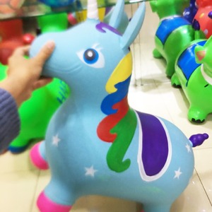 Toptan kalınlaşmış atlama at lateks şişme oyuncaklar çocuklar için Pony kauçuk at anaokulu için - Product Image 2