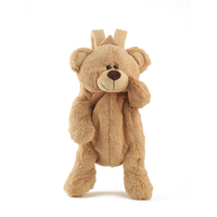 NOUVEAU Sac à dos d'école drôle de singe en peluche jouet en peluche