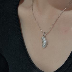 Collier en argent pur S925, fabrication artisanale italienne, design simple et vintage, tissage de niche, chaîne de clavicule scintillante, perles tendance - Product Image 2