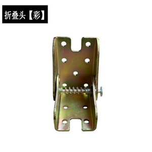 Folding Head Furniture Hinge Q235 Steel Surface Mount Durable Modern Design - Product Image 5