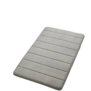 พรมเช็ดเท้าขนแกะปะติดปะต่อแบบข้ามพรมแดน สีพื้น รูปทรงสี่เหลี่ยมผืนผ้า ซึมซับน้ำได้ดี กันลื่น ซักเครื่องได้ สำหรับห้องน้ำ - Product Image 4