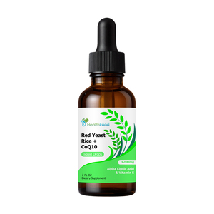 OEM ODM Gouttes de liquide de levure de riz rouge + CoQ10 avec levure de riz rouge pour soutenir l'énergie cellulaire et la fonction cardiaque - Product Image 1
