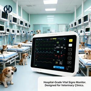Moniteur patient vétérinaire avec connexion sans fil et système de contrôle centralisé pour une utilisation en milieu hospitalier vétérinaire à grande échelle - Product Image 2