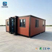 Maisons préfabriquées pliantes sismiques en structure acier de haute qualité, bungalows résidentiels mobiles, maisons préfabriquées