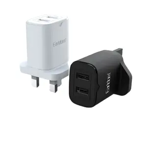 Graafschap Uk Usb Lader Muur Usb Lader Met Kabel Quick Lading 2.1A Snelle Dual Usb Travel Wall Power Adapter Oplader