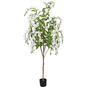 ต้นซากุระประดิษฐ์สีม่วง/ขาว ขนาด 1.2 เมตร สำหรับขายส่ง ทนแดด เหมาะสำหรับตกแต่งห้อง ระเบียง สำนักงาน โรงแรม งานแต่งงาน - Product Image 2