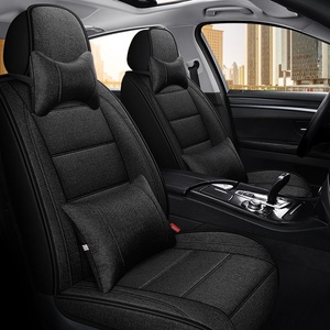 Bequemes Fahren Taille und Hals <span class=keywords><strong>Universal</strong></span> Fit Autos itz kissen mit Kissen Niedlicher süßer Cartoon Voll umwickelt Komplett set - Product Image 1