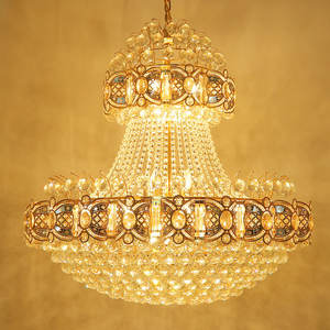villa retest building <b>living</b> <b>room</b> large Luxury custom <b>led</b> gold mosque crystal chandelier <b>light</b> - Product Image 5