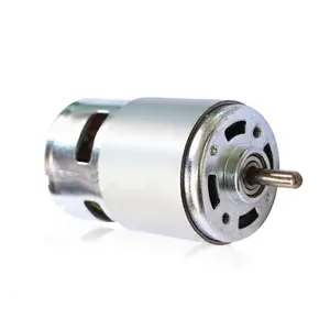 Low Noise 775 DC Motor 4000-12000 RPM Ball Bearing Spindle Motor untuk Mesin Router