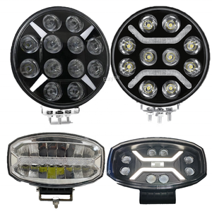 10 pouces Led brouillard/feux de conduite projecteur <span class=keywords><strong>camion</strong></span> 24V Led Spot phare Led <span class=keywords><strong>4x4</strong></span> blanc ambre remorque Luces Para Camiones - Product Image 1