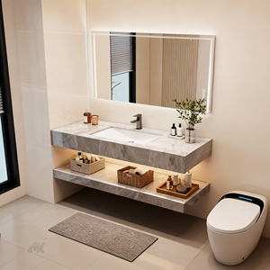 Venta Directa de Fábrica de <span class=keywords><strong>Accesorios</strong></span> para Cuartos de <span class=keywords><strong>Ducha</strong></span>, Incluyendo Lavabos de Panel de <span class=keywords><strong>Roca</strong></span> de Doble Capa y Espejos Inteligentes. Compatible con OEM/ODM. - Product Image 1