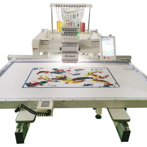 Bán buôn công nghiệp lớn hoàn toàn khả thi khu vực 1500x800mm máy thêu Một đầu máy vi tính thêu giá - Product Image 1