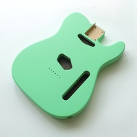 Donlis Wholesale Nitro Satin Finished Surf Green Alder Wood Standard TL Guitar Body Diy Parts Supplier Accepter Mixed Colors