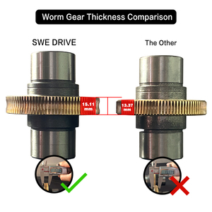 Tỷ lệ giảm tốc đơn WP Series Worm wpda giảm tốc động cơ hộp số Worm Gear Box màu xanh lá cây tay quây Worm hộp số 1 năm, 1 năm - Product Image 5