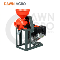 Moulin à farine de maïs DAWN AGRO, machine à moudre le maïs, broyeur de grains à disques, machine de traitement des aliments, broyeur portatif à essence.