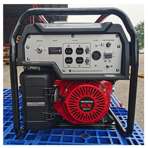 Apariencia clásica <span class=keywords><strong>5000W</strong></span> <span class=keywords><strong>Generador</strong></span> de gasolina <span class=keywords><strong>HONDA</strong></span> GX390 <span class=keywords><strong>Generador</strong></span> eléctrico de gasolina de potencia 5kW - Product Image 2