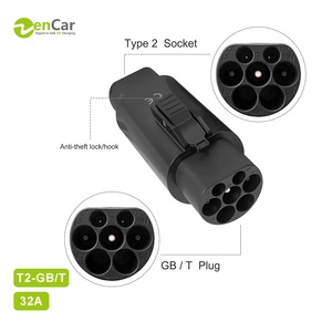 อะแดปเตอร์แปลงไฟรถยนต์ไฟฟ้า Zencar AC Connectors 32A <span class=keywords><strong>Type</strong></span> 2 เป็น <span class=keywords><strong>Type</strong></span> 1 7kw T1 เป็น T2  22KW Type2 เป็น GBT 250A CCS2 เป็น GB/T DC  แปลงไฟรถยนต์เป็น NACS - Product Image 3