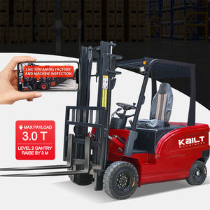 Empilhadeira elétrica do caminhão do alcance com altura de elevação de 6m para a cremalheira alta E Commerce Fulfillment Centers Empilhadeira elétrica do alcance - Product Image 3