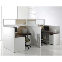 Taille personnalisée de haute qualité Design moderne Plan ouvert bureau poste de travail bureau cabine poste de travail Table