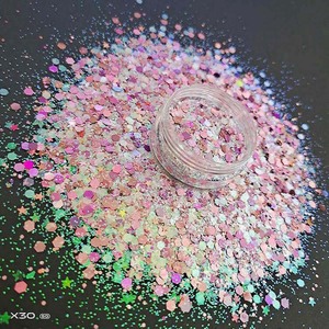 Glitter Arcobaleno Decorativo Vintage Resistente ai Solventi, Tipo Chunky, per Festival e <span class=keywords><strong>Natale</strong></span>, Confezione da 1kg - Product Image 4