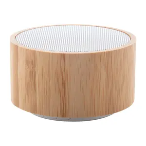 Altoparlante Bluetooth DENZEL in bambù, gadget sostenibili - Product Image 1