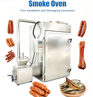 Four à fumage électrique automatique, machine à fumer la viande, chambre à fumage commerciale, fumoir pour saucisses, bacon, jambon, dinde, bœuf