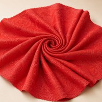 Tissu Velours Gaufré Paisley Direct Usine Écologique Respirant Anti-Plis 280gsm Poids Moyen pour Rideaux et Housses de Canapé Filles