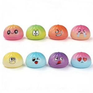 Kawaii Steamed Bun Squishy <b>Toy</b>, Slow Rising Stress Relief Fidget <b>Toy</b> with Bamboo Steamer, Mystery Color Blind <b>Box</b> for Kids - Product Image 2