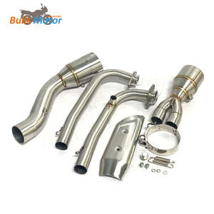 Tuyau avant pour échappement Yamaha TMAX560 en acier inoxydable <span class=keywords><strong>TMAX</strong></span> 560 Down Pipe Link 51mm Silencieux 2023 + - Product Image 6