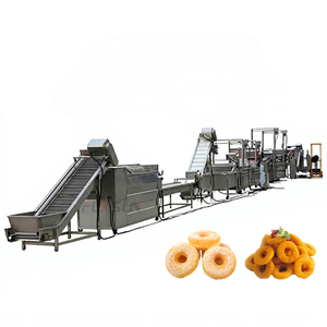 Línea de Producción Automática de Papas Fritas de Gran Capacidad, Máquina Industrial para Freír Papas Fritas con Sistema de Filtrado de Aceite - Product Image 1