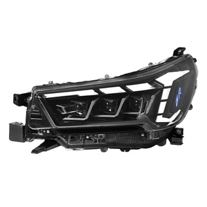 ชุดไฟหน้า HILUX ปี 2021-2024 แบบดัดแปลง ไฟ LED สามลำแสง พร้อมไฟวิ่งกลางวันแบบไหล 12V ดีไซน์ช่วยเพิ่มการมองเห็น - Product Image 1