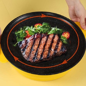 เครื่องครัวอเนกประสงค์ หม้อไฟฟ้า บาร์บีคิว สเต๊ฟ กระทะย่างบาร์บีคิวแบบไม่ติดกระทะ หม้อและกระทะไฟฟ้า กระทะย่างไฟฟ้า - Product Image 6