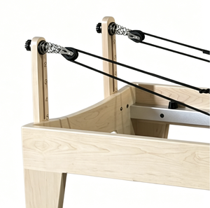 Reformer de <span class=keywords><strong>Pilates</strong></span> con Barra Ajustable para Pies, Equipo de <span class=keywords><strong>Pilates</strong></span> Ajustable, Reformer de <span class=keywords><strong>Pilates</strong></span> para Equilibrio Corporal - Product Image 1