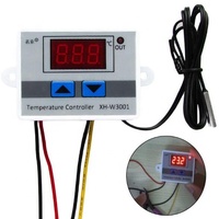 Thermostat 12V /24V / 220V XH-W3001 Contrôleur de Température Numérique W3001 Refroidissement Chauffage Interrupteur Thermostat + Capteur NTC