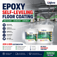 Fabrika Çıkışlı OEM Özel Hızlı Kargo Beton Zemin Boyası Solventsiz Kendinden Yayılan Epoksi Reçine Zemin Kaplaması